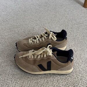 Veja Brown and Black Sneakers